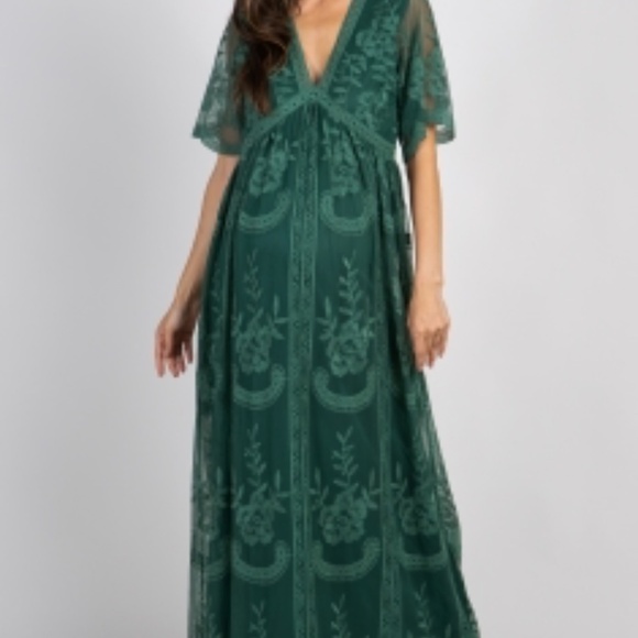 🌺🌺Host Pick🌺🌺New Pink Blush Forest green - Picture 15 of 16